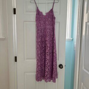 Lilac lace dress